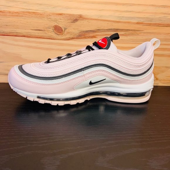 New Nike Women's Air Max 97 Soft Pink Black - Picture 5 of 8